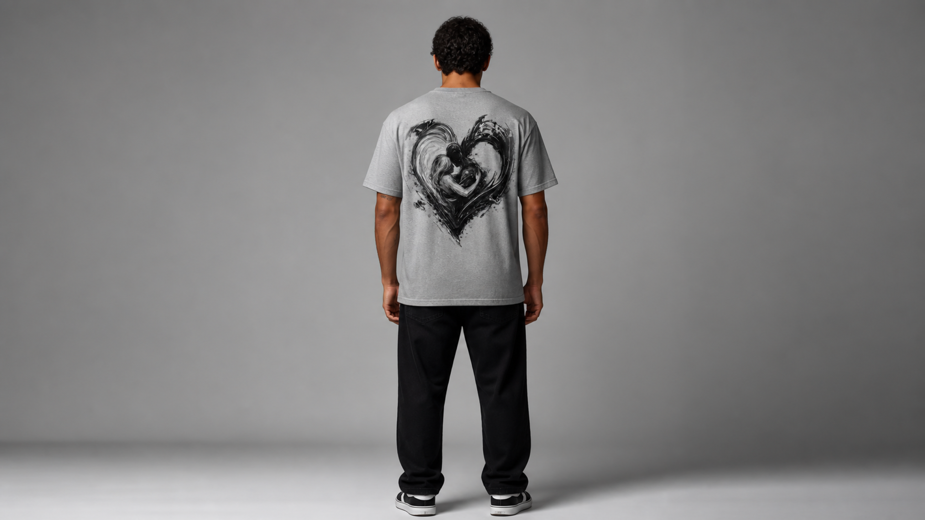 UNYTI LOVE - T-shirt régulier - Gris