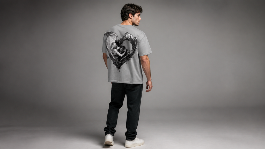 UNYTI LOVE - T-shirt régulier - Gris