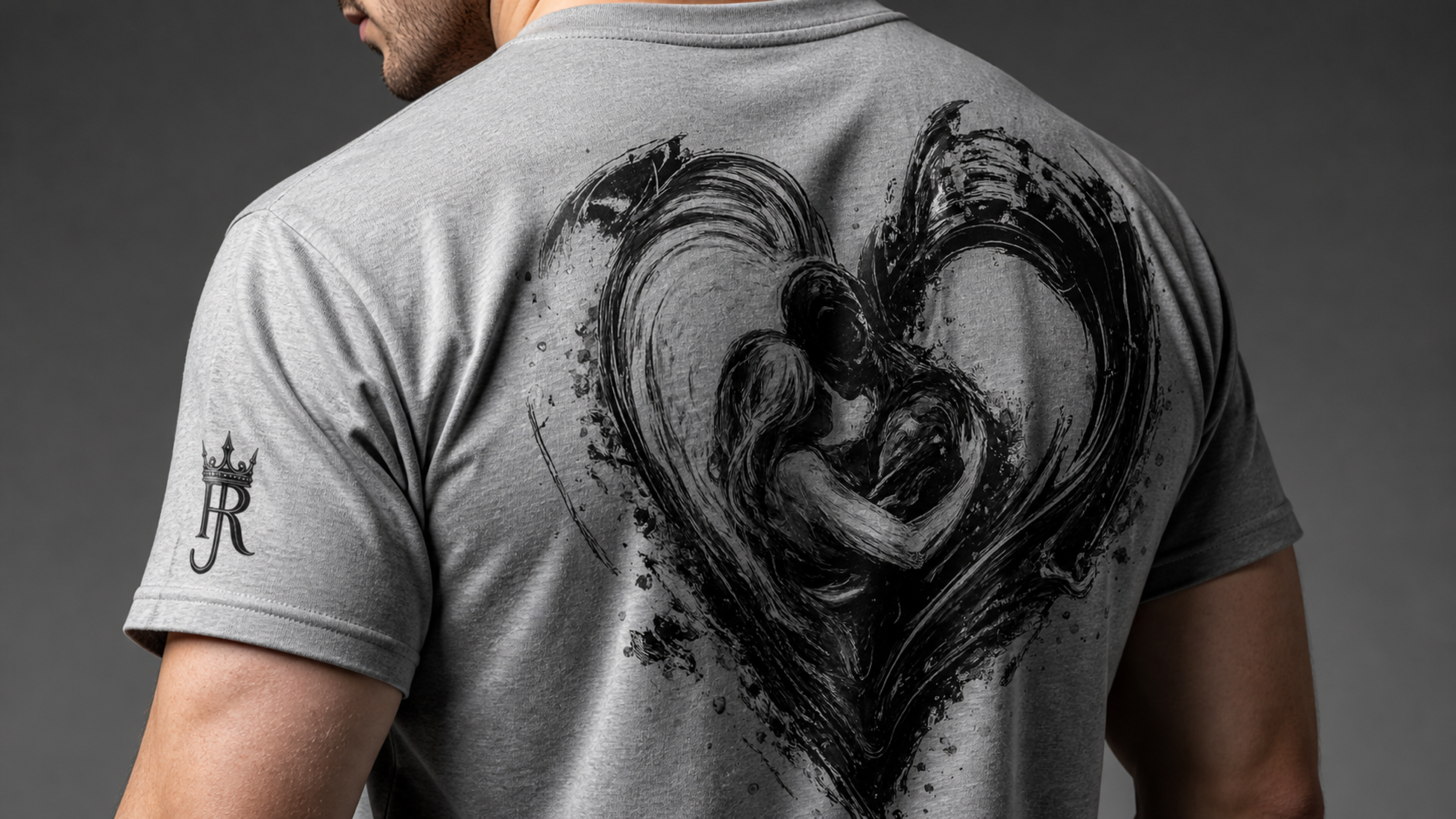 UNYTI LOVE - T-shirt régulier - Gris
