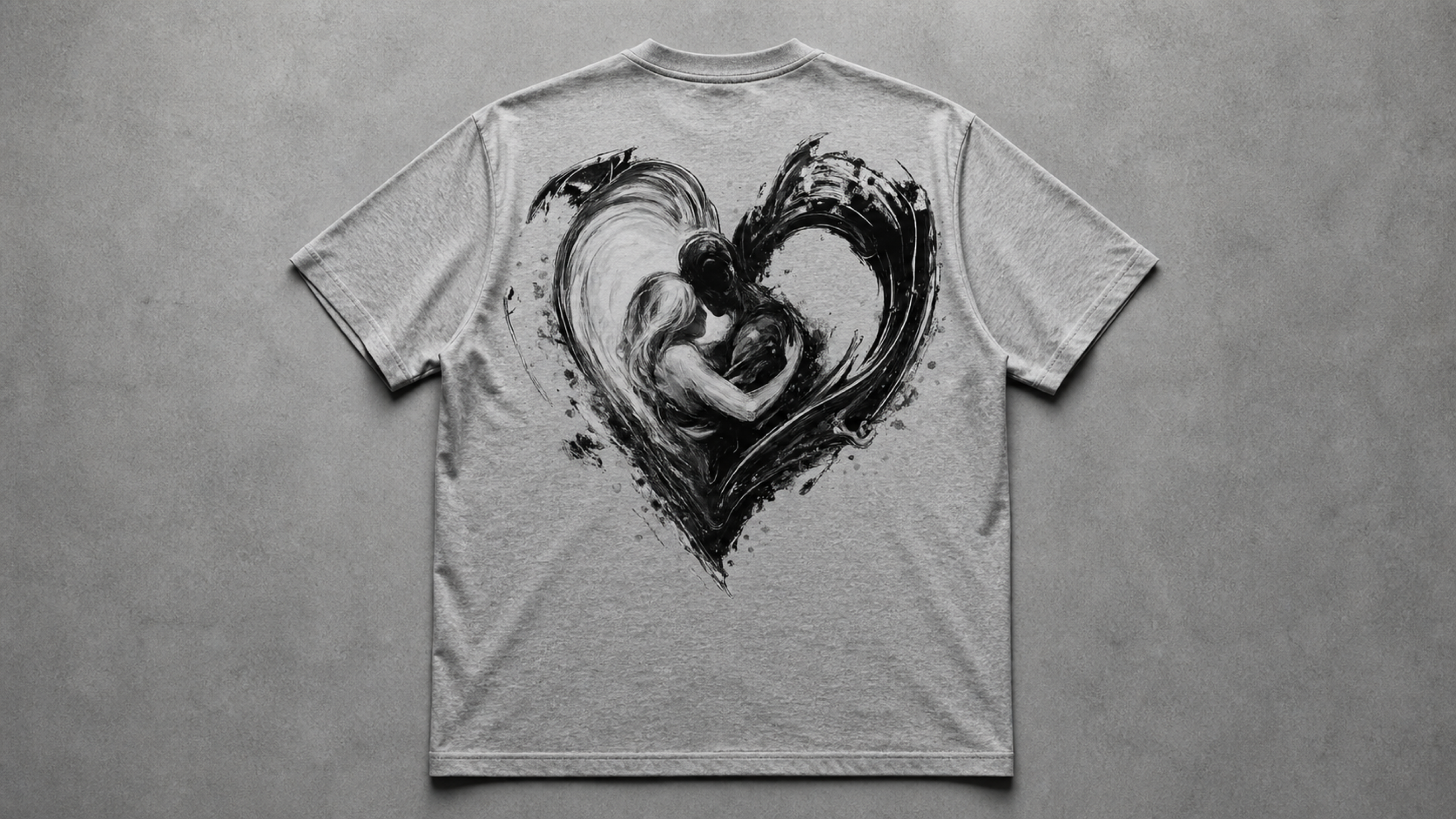 UNYTI LOVE - T-shirt régulier - Gris