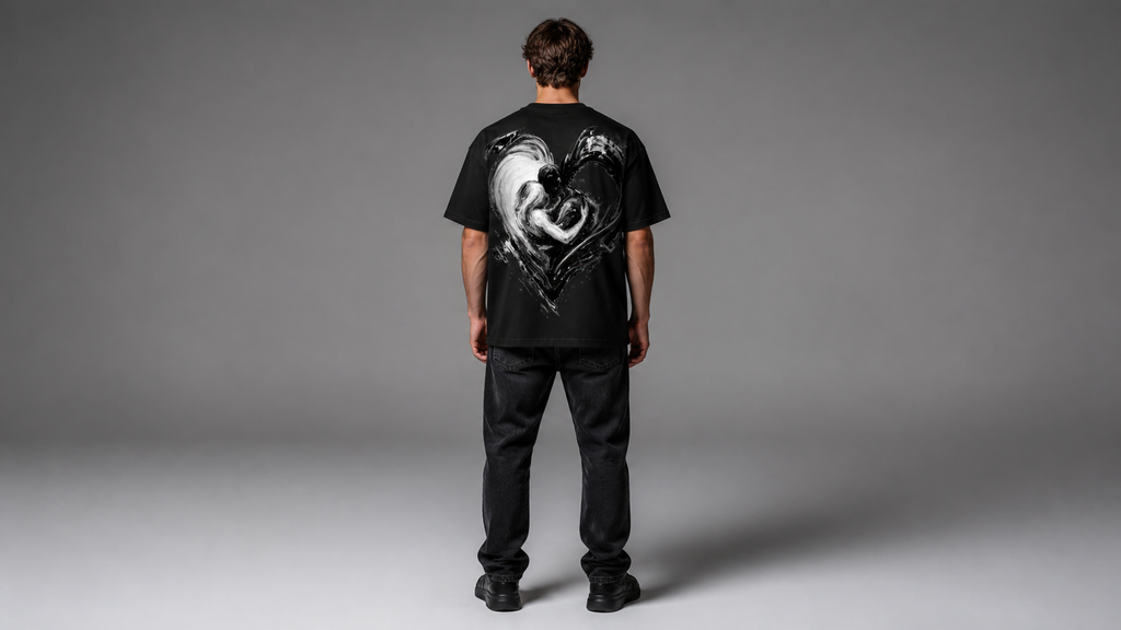 UNYTI LOVE - T-shirt régulier - Noir