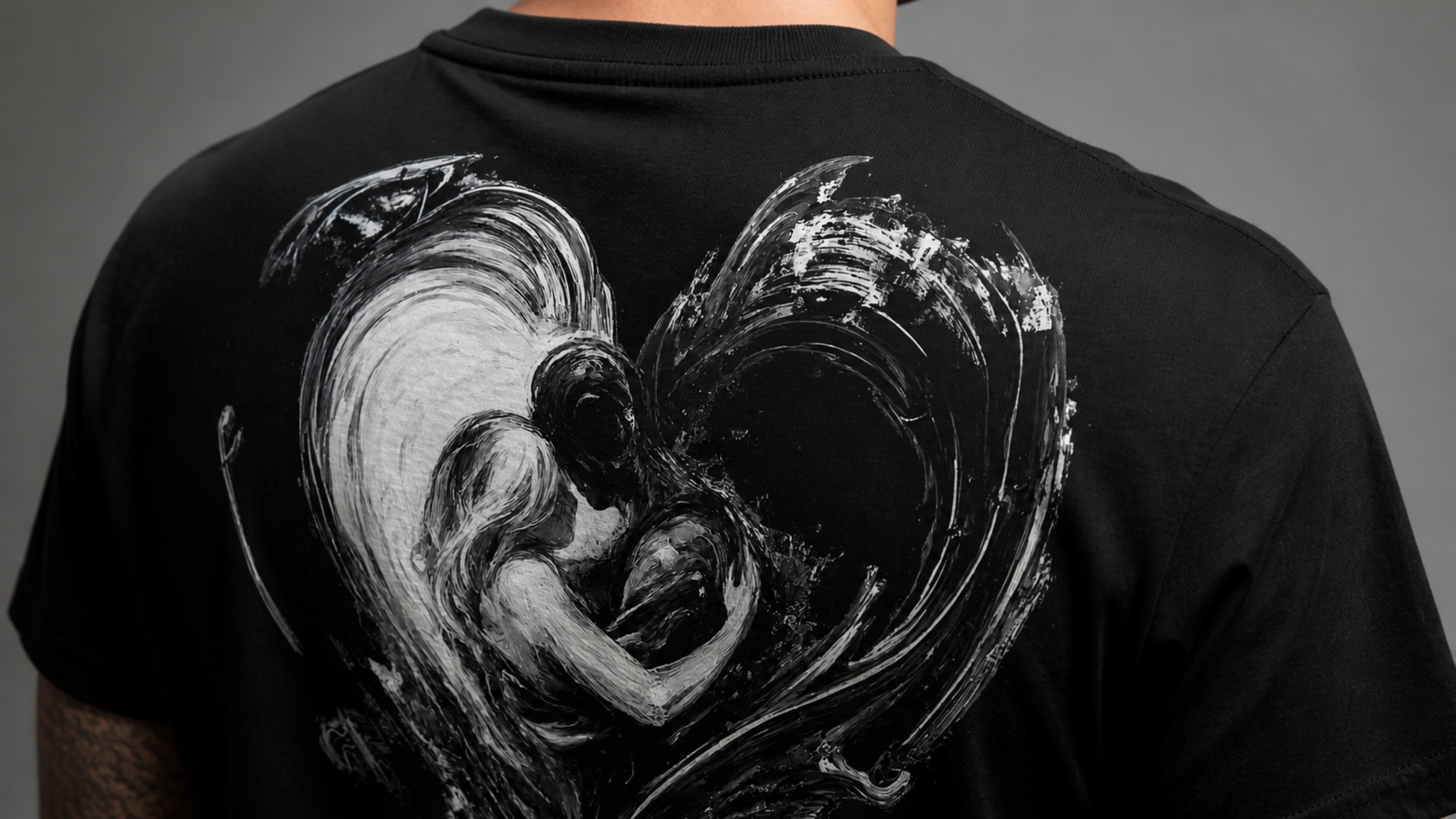 UNYTI LOVE - T-shirt régulier - Noir