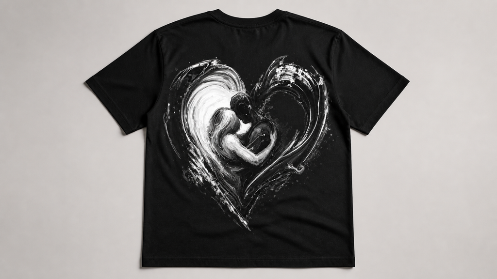 UNYTI LOVE - T-shirt régulier - Noir