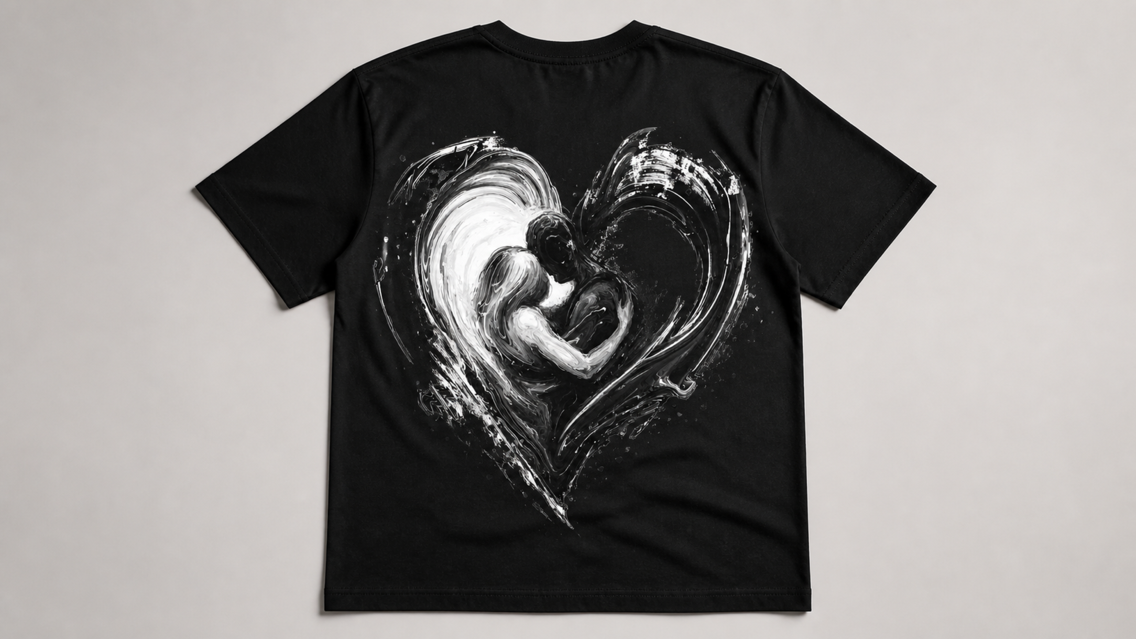 UNYTI LOVE - T-shirt régulier - Noir