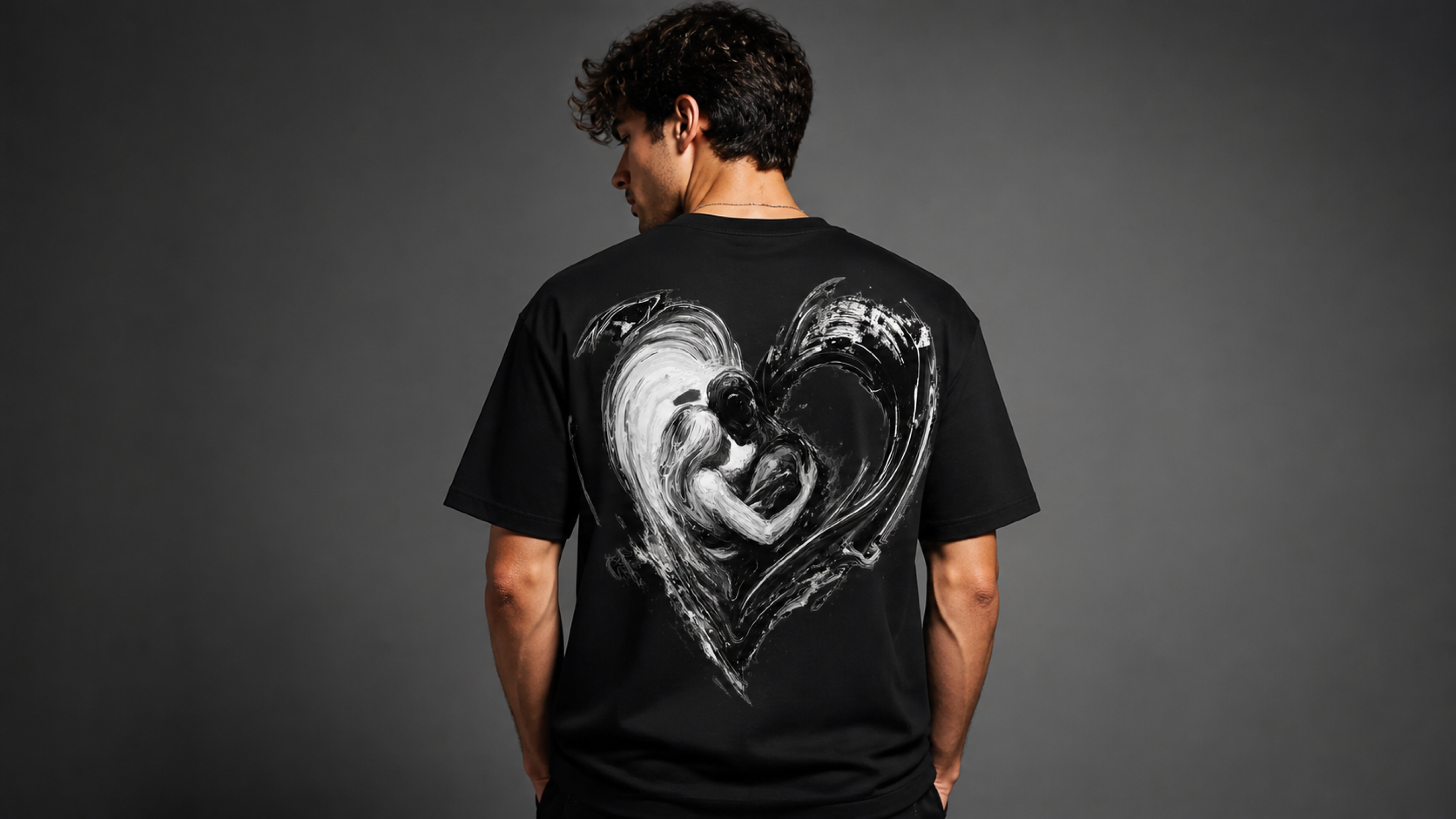 UNYTI LOVE - T-shirt régulier - Noir