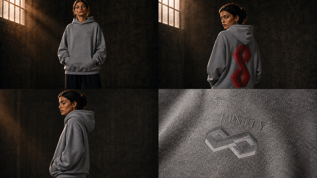UNYTI TRINITY - Hoodie gris