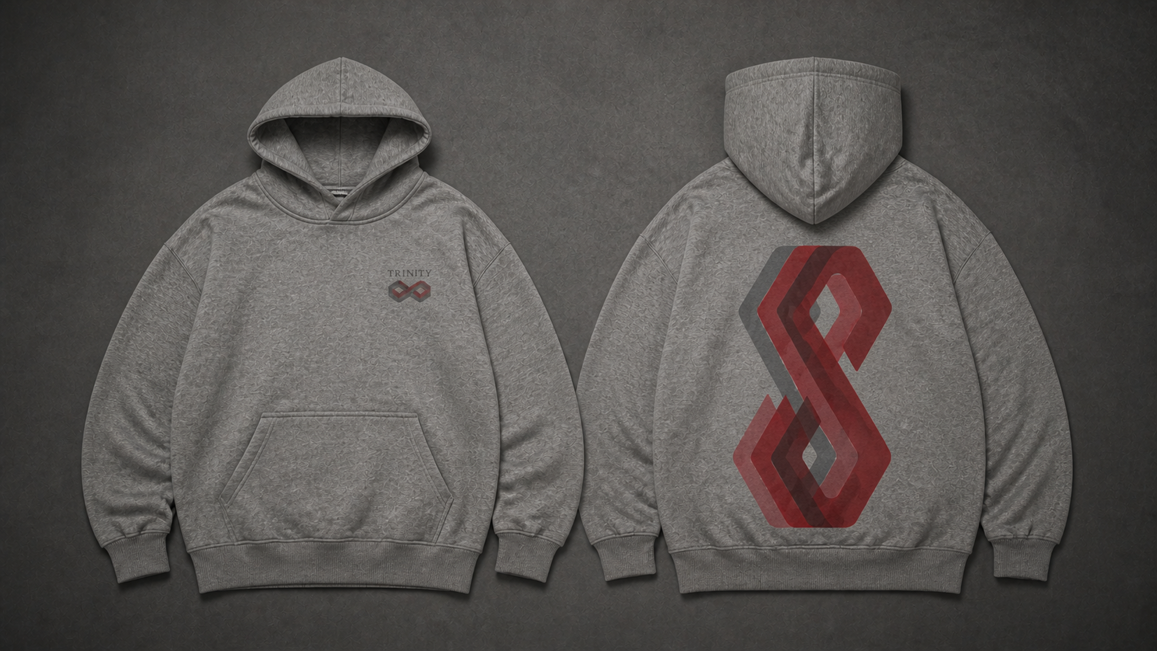 UNYTI TRINITY - Hoodie gris
