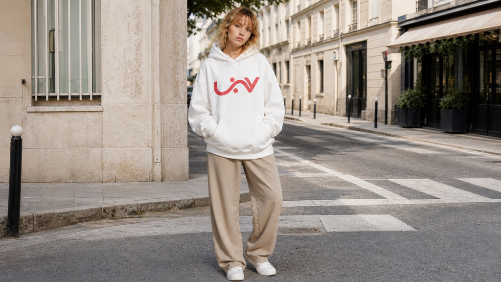 UNY — Hoodie — Blanc