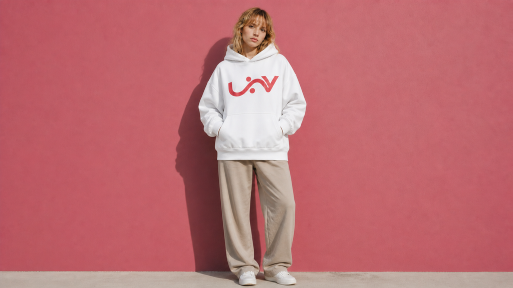 UNY — Hoodie — Blanc