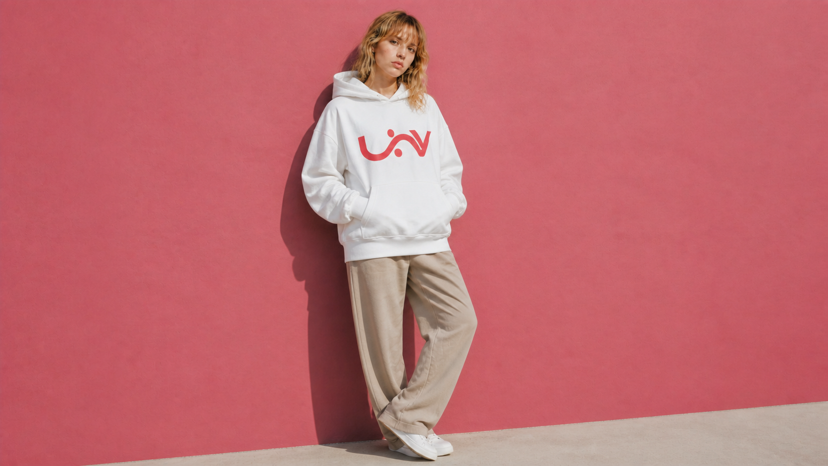 UNY — Hoodie — Blanc