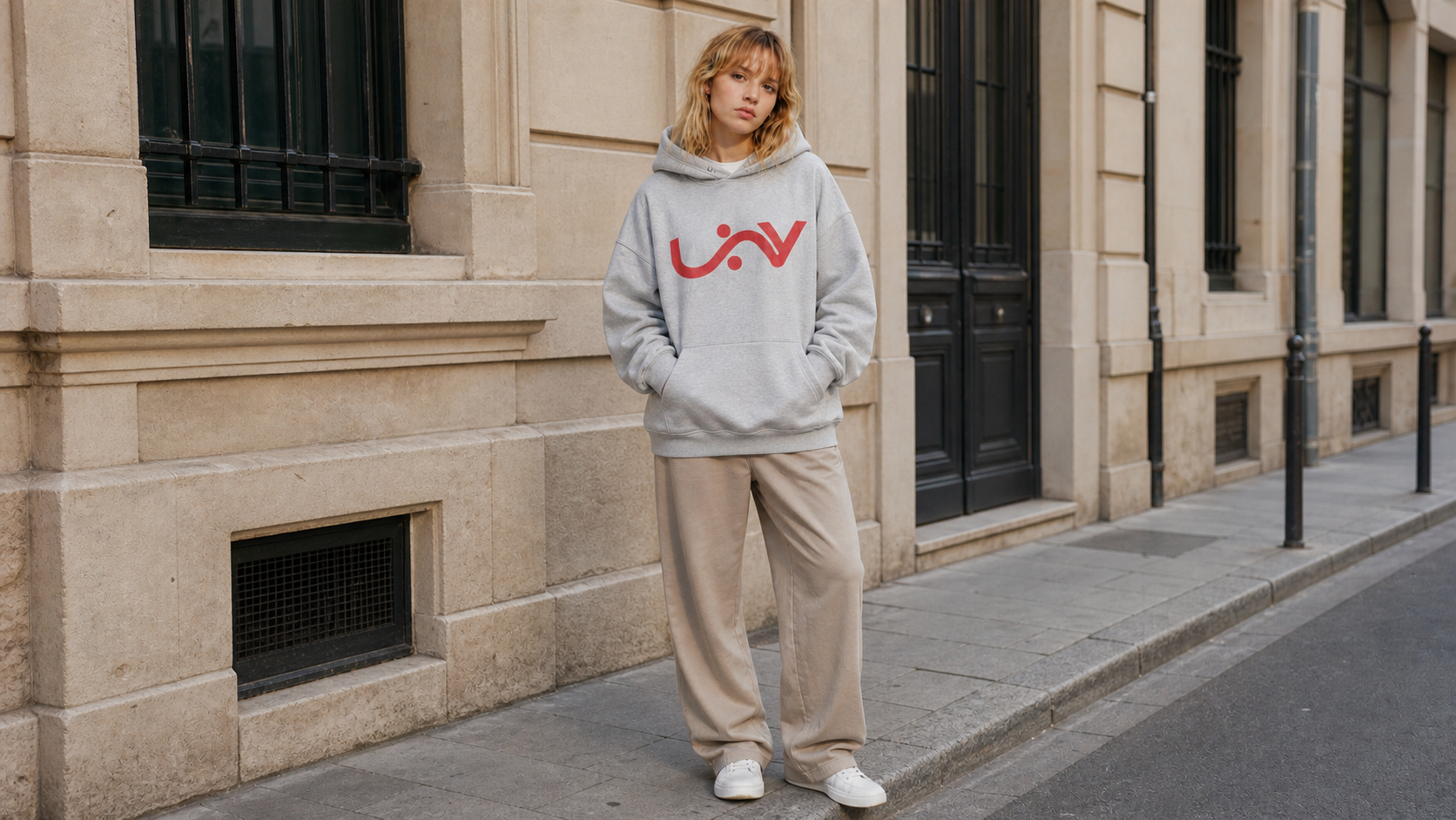 UNY — Hoodie — Gris