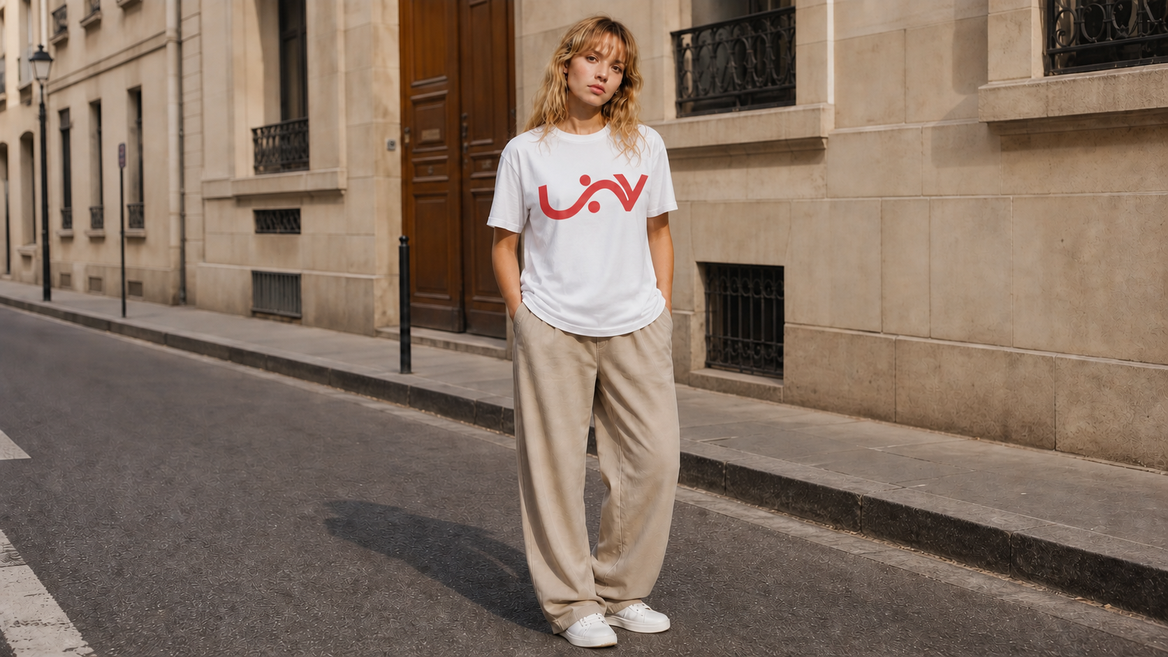 UNY — T-shirt régulier — Blanc