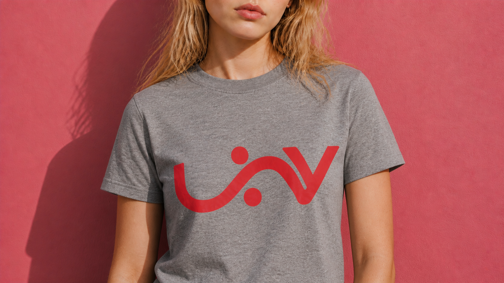 UNY — T-shirt régulier — Gris