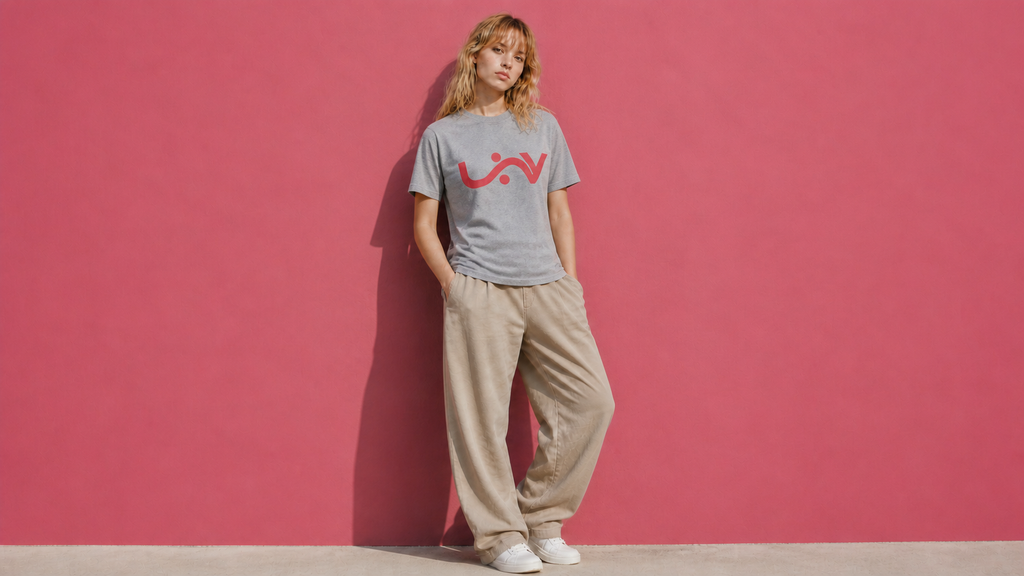 UNY — T-shirt régulier — Gris