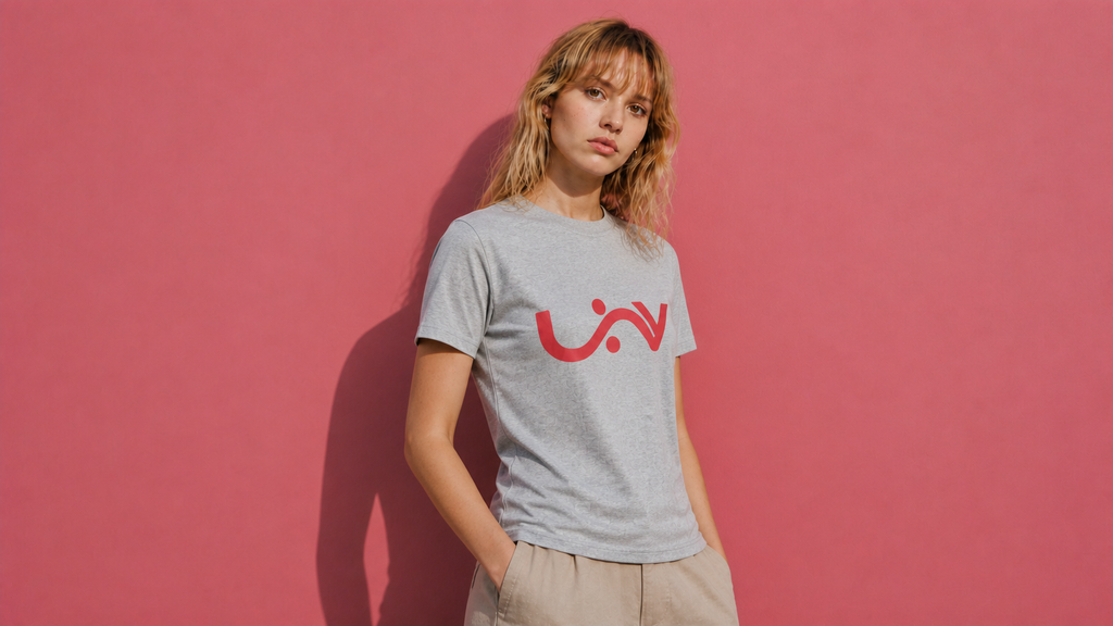 UNY — T-shirt régulier — Gris