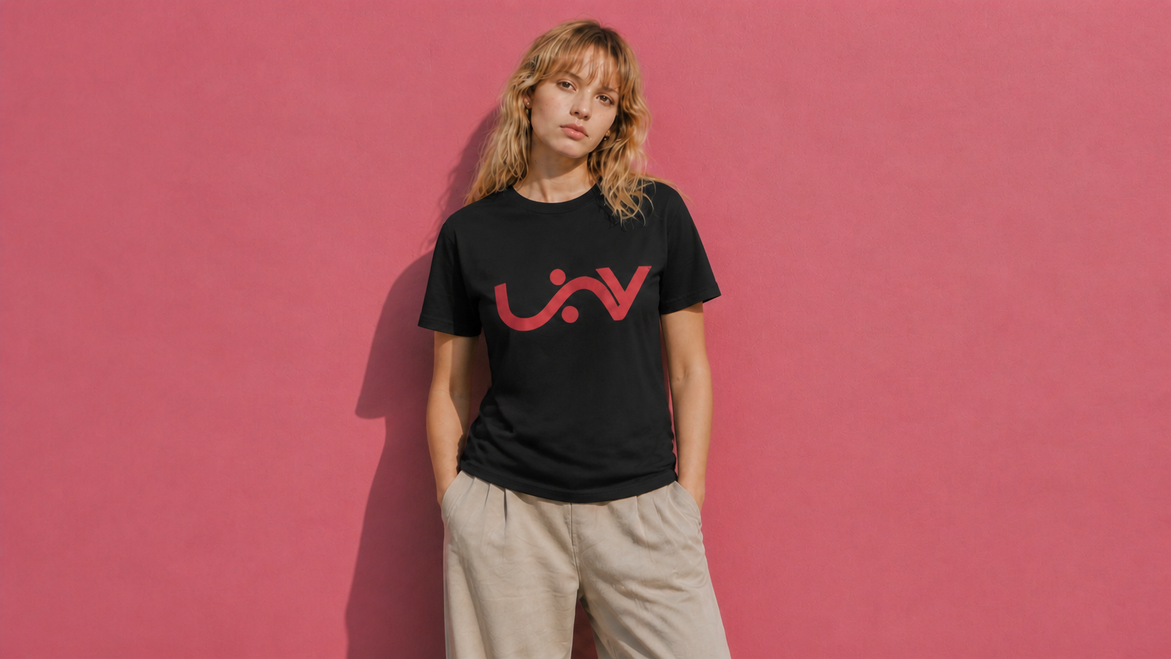 UNY — T-shirt régulier — Noir
