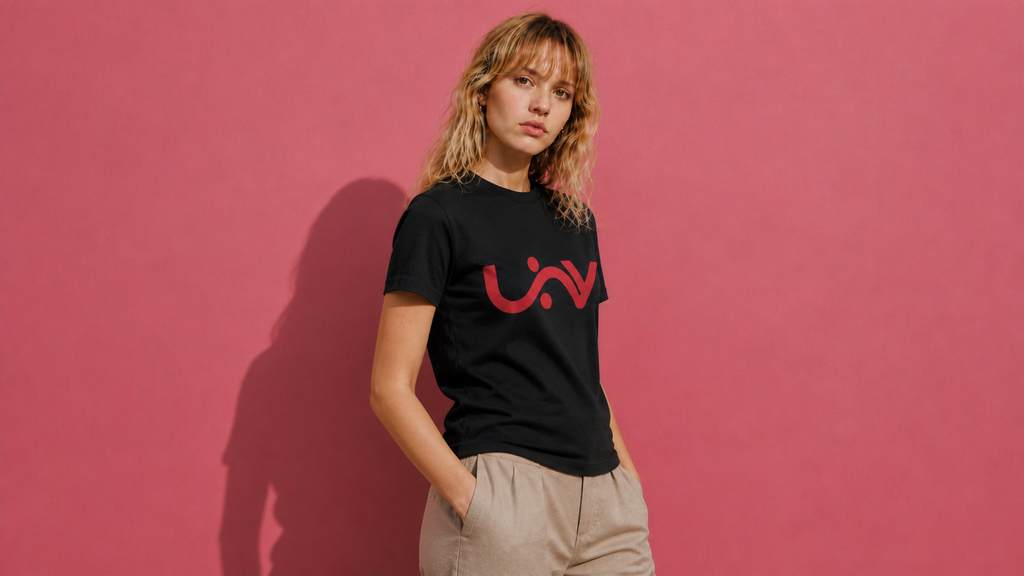 UNY — T-shirt régulier — Noir