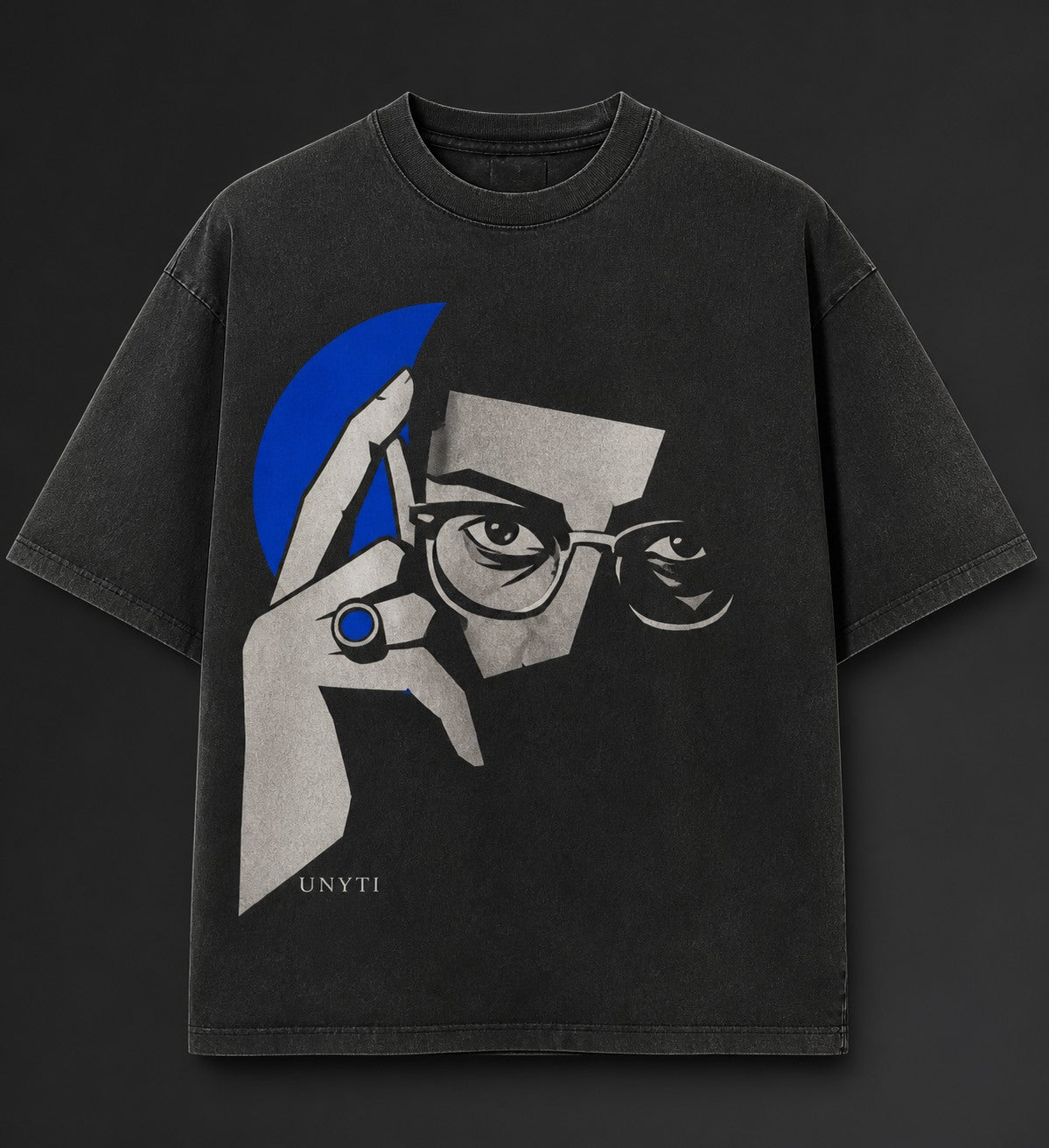 UNYTEEBOARD Malcolm X Vision Noir — t-shirt noir