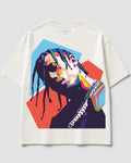 UNYTEEBOARD Travis Scott Pop Art Blanc — t-shirt blanc