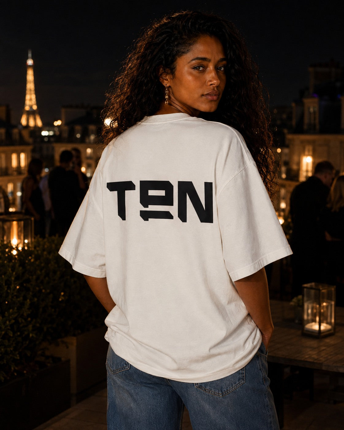 UNYTEEBOARD TEN Blanc — t-shirt blanc