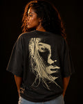 UNYTEEBOARD Visage Graphique Noir — t-shirt noir