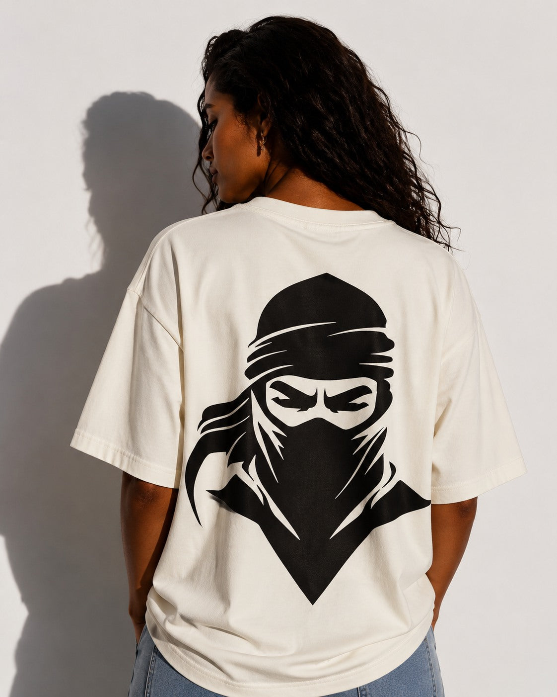 UNYTEEBOARD Ninja Blanc — t-shirt blanc