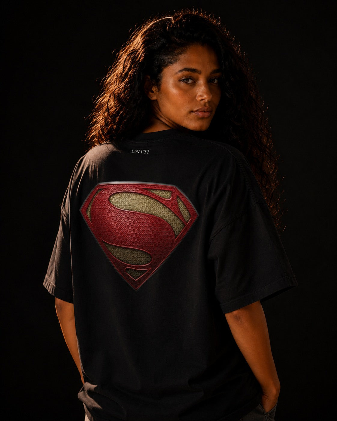 UNYTEEBOARD Super Emblem Noir — t-shirt noir