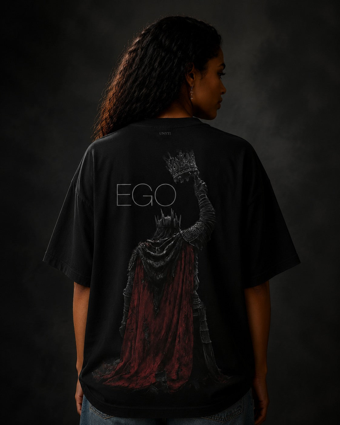 UNYTEEBOARD Ego Roi Noir — t-shirt noir