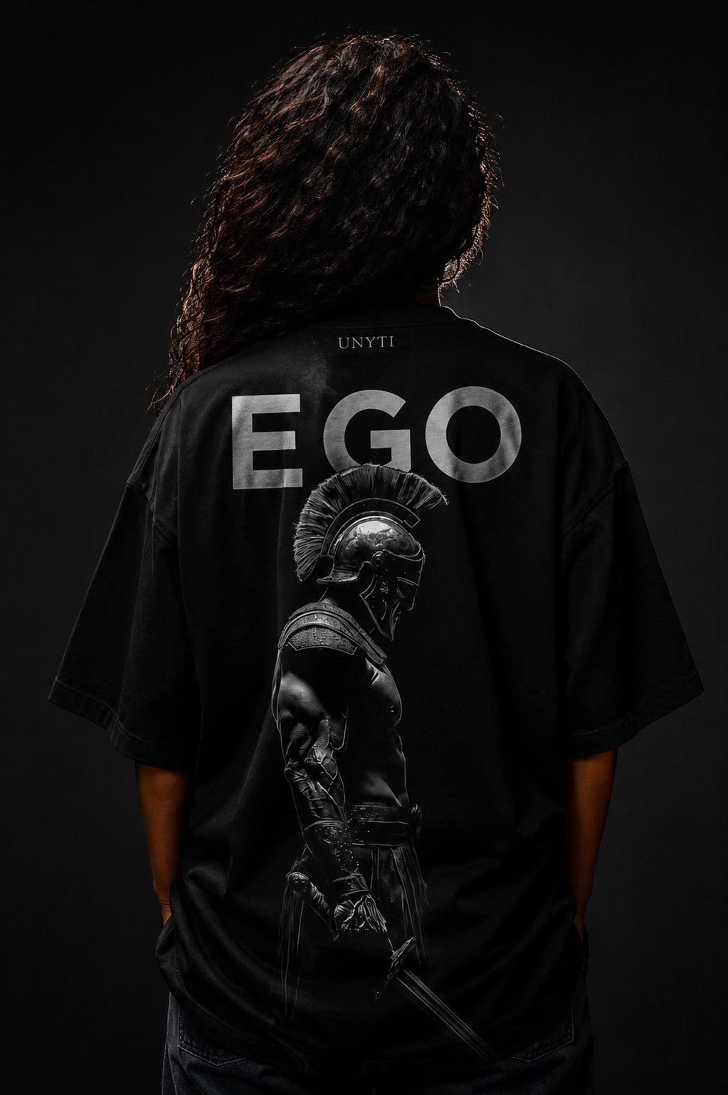 UNYTEEBOARD Ego Spartiate Noir — t-shirt noir