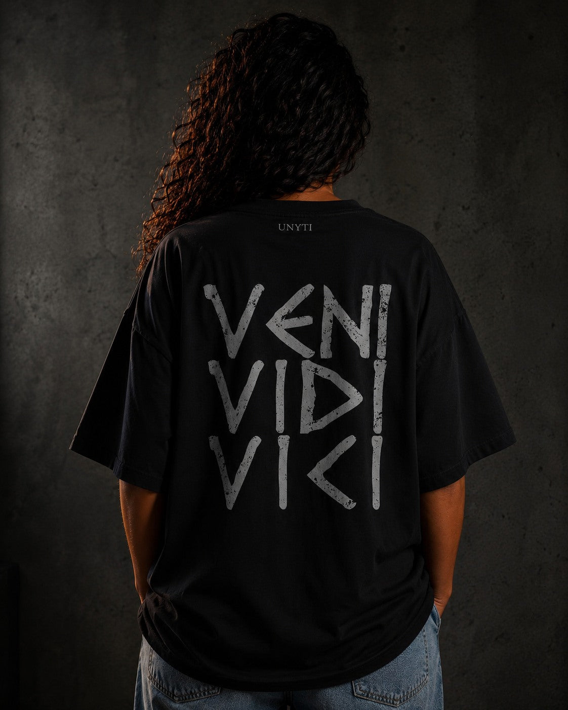 UNYTEEBOARD Veni Vidi Vici Noir — t-shirt noir