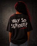 UNYTEEBOARD Why So Serious Noir — t-shirt noir