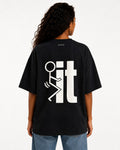 UNYTEEBOARD Faith Cross Noir — t-shirt noir