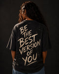 UNYTEEBOARD Be The Best Version Of You Noir — t-shirt noir