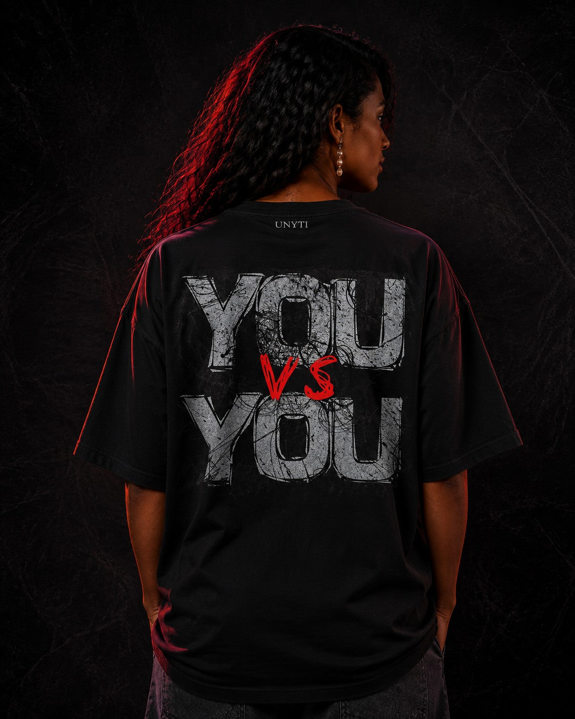 UNYTEEBOARD You vs You Noir — t-shirt noir