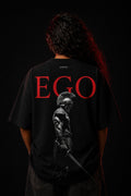 UNYTEEBOARD Ego Spartiate Rouge Noir — t-shirt noir