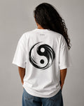 UNYTEEBOARD Yin Yang Blanc — t-shirt blanc