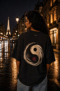UNYTEEBOARD Yin Yang Noir — t-shirt noir