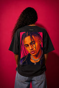 UNYTEEBOARD Portrait Pop — Homme Noir — t-shirt noir