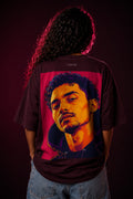 UNYTEEBOARD Portrait Pop — Homme Bordeaux — t-shirt bordeaux
